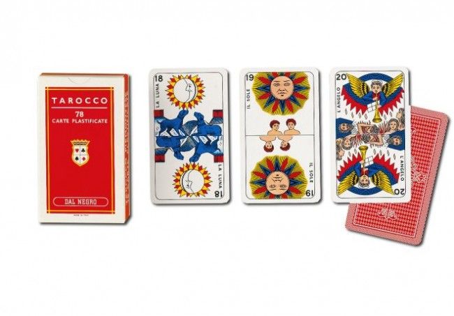 Tarot Piemontese (78 Cartas Juego Rojo) (Italiano)...