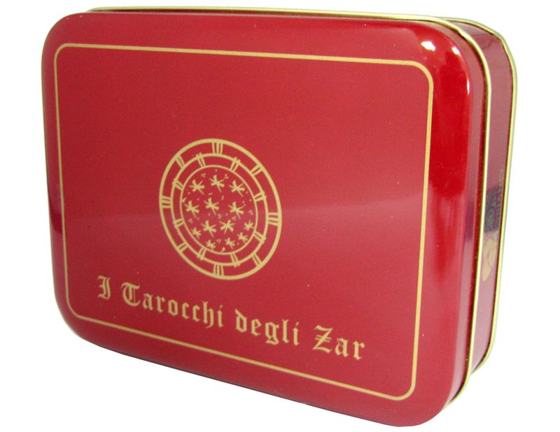 Tarot coleccion Zar dorado (Estuche metal roja)...