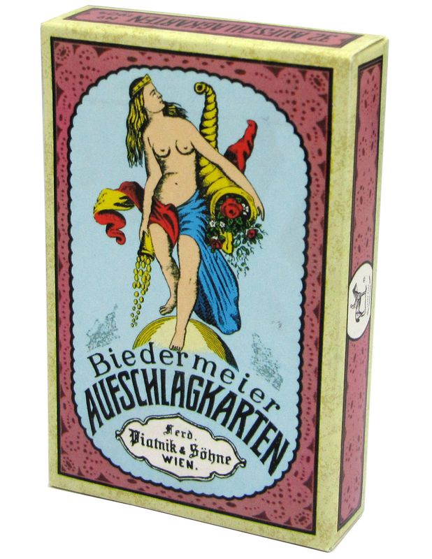 Tarot Cartomancy Biedermeier Aufschlagkarten 1904 (32...