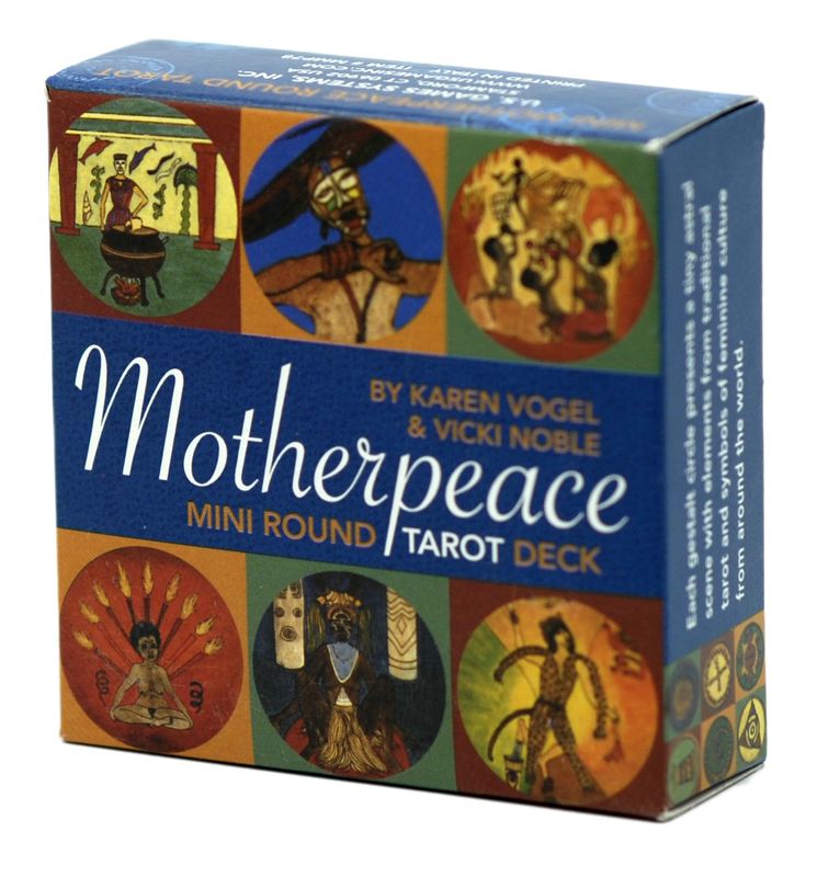 Tarot Motherpeace Mini Round Tarot Deck - Karen Vogel...