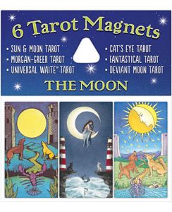 Tarot Magnets The Moon (6 Cartas Imantadas) (USG)
