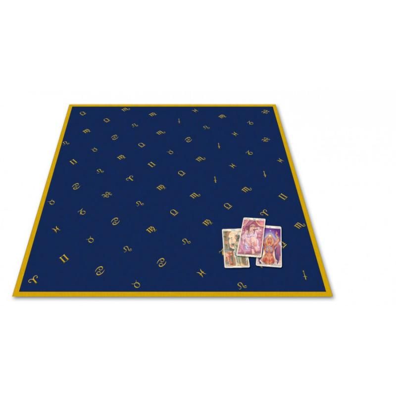 Tapete Terciopelo del Zodiaco 80 x 80 cm (Color: Azul)...