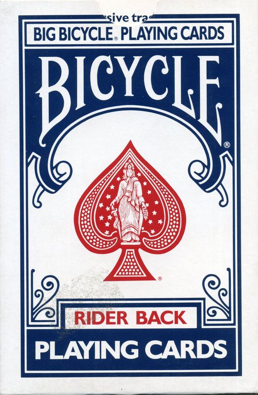 Cartas Bicycle Azul Gigante 8082 (Naipes Americanos)...