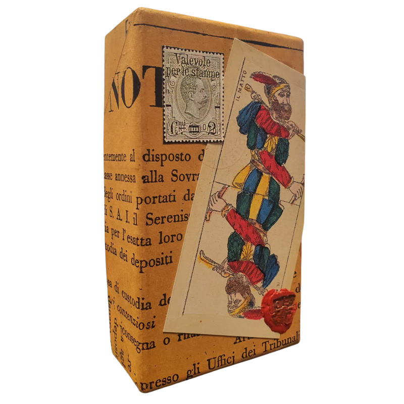 Tarot Tarocchino Milanese a Doppia Figura - (4 ED) (1/2000) (IT) (Sello lacre) (Sello Postal)       