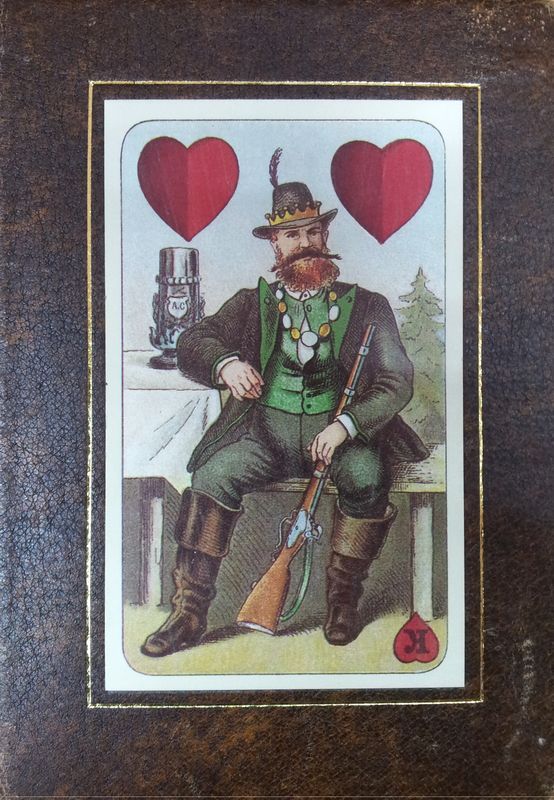 Tarot coleccion Deutsche Schutzen Spielkarte 1884...