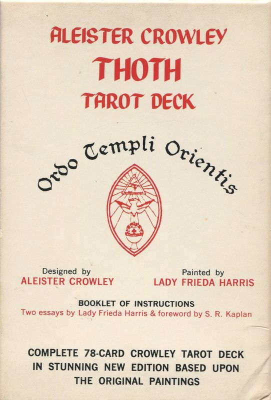 Tarot coleccion Aleister Crowley Thoth Tarot Deck -...