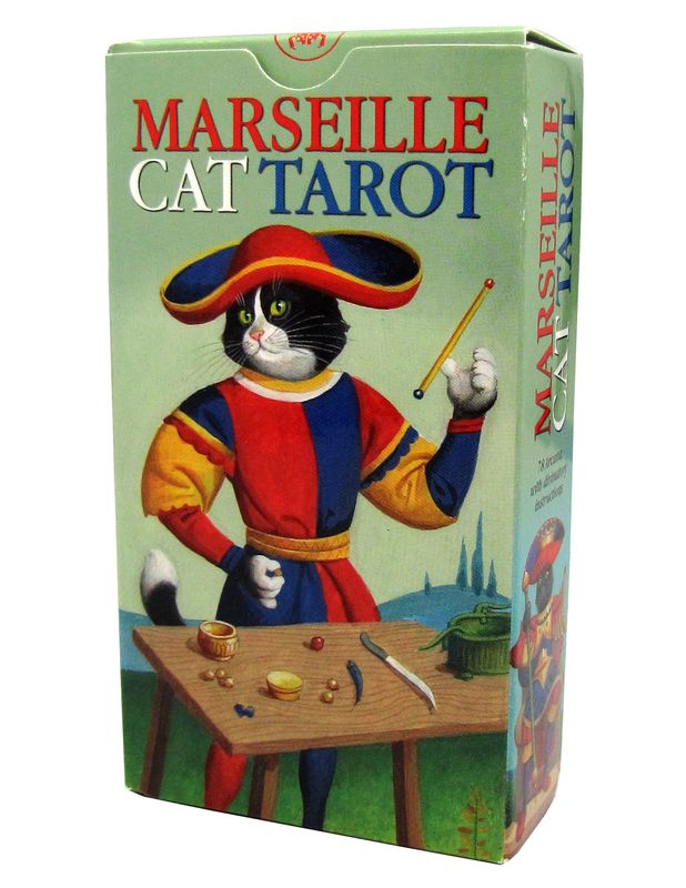 Tarot Marseille Cat (6 Idiomas Instrucciones) (EN-FR)...