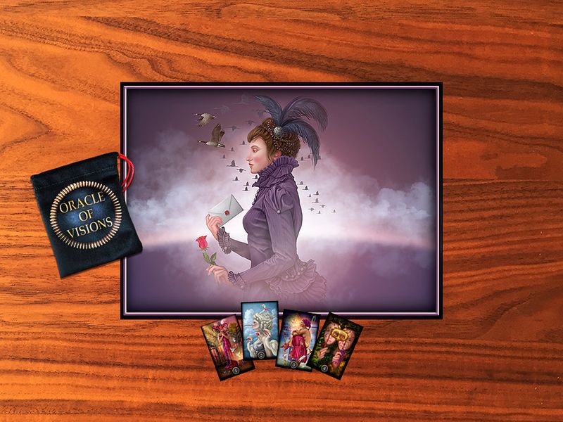 Oraculo coleccion Oracle of Visions mini - Ciro...