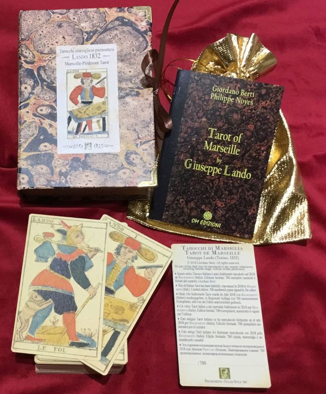 Tarot coleccion Lando Marseille - Piedmont 1832...