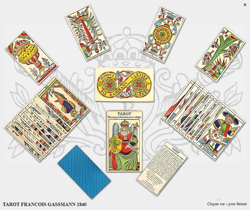 Tarot coleccion Francois Gassmann 1840  (Edicion...