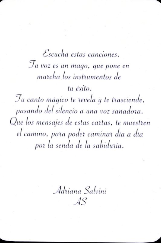 Tarot Coleccion Mazo Musical VIrtual (Adriana Salvini)...