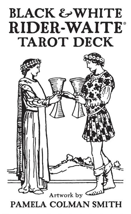 Tarot Black And White Rider-Waite Tarot Deck - Jody...