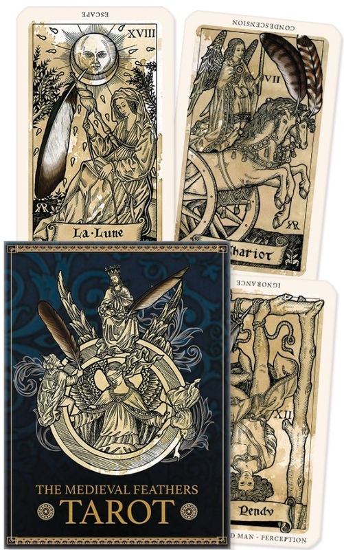 Tarot The Medieval Feathers Tarot (EN) (2024) - Jay R...