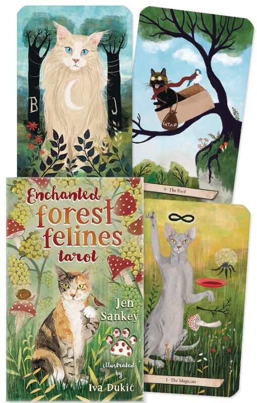 Tarot Enchanted Forest Felines Tarot (EN) (2024) - Iva...