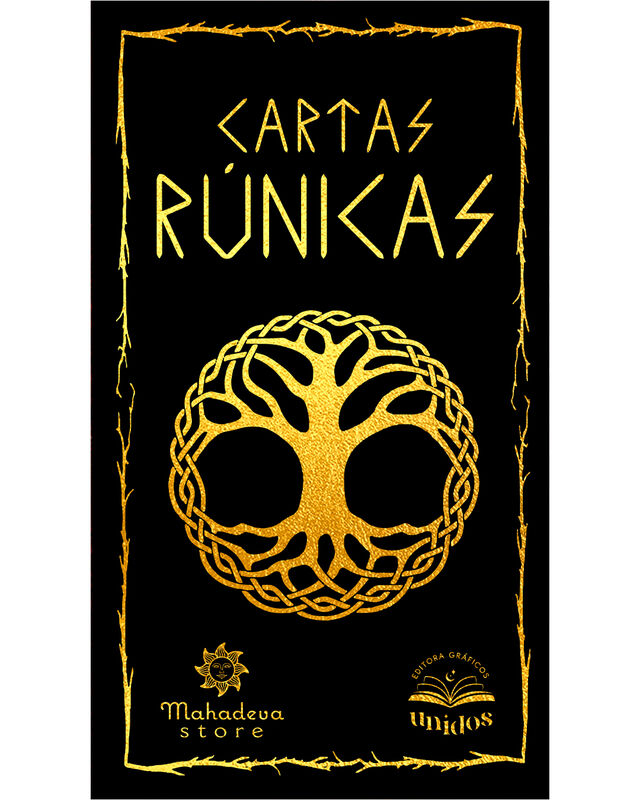 Oraculo Cartas RunÃÂ­cas - Fernanda Rocha Vitor Rocha (Mahadeva) - Editora Graficos Unidos            
