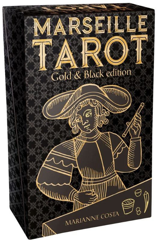 Tarot Marseille Gold & Black Edition - Marianne Costa...