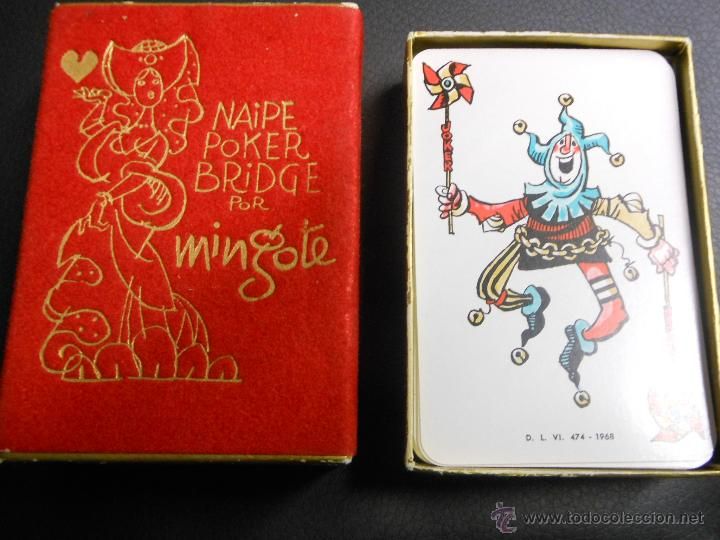 Cartas Naipe Poker Bridge - Mingote (54 Cartas Juego -...