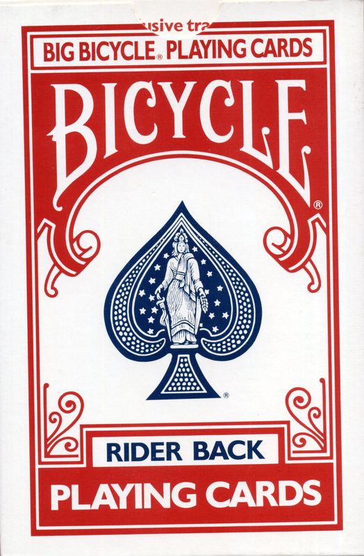 Cartas Bicycle Rojo Gigante 8082 (Naipes Americanos )...
