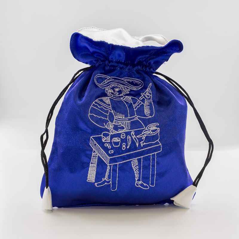 Bolsa Tarot Marsella - Seda 23 x 16 cm (azul)