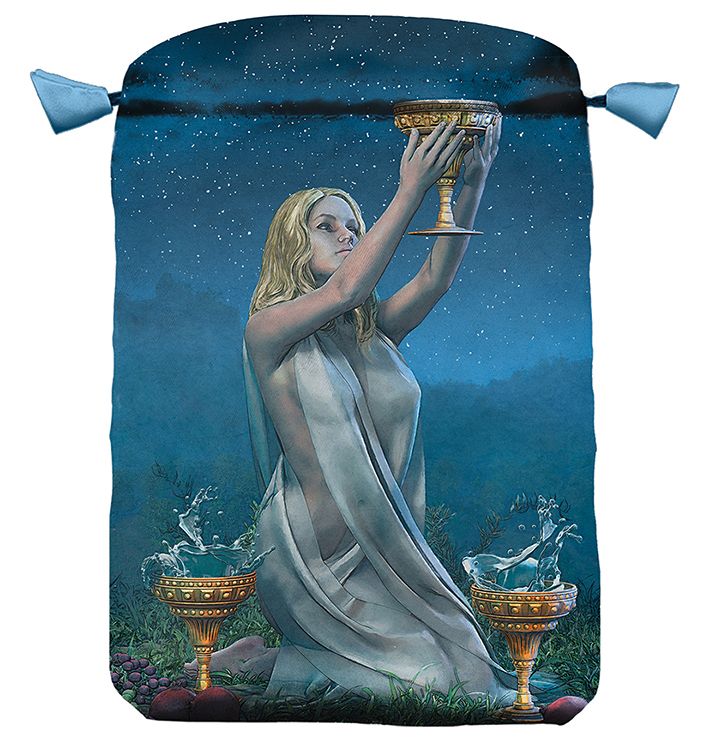 Bolsa Tarot Viceversa - Seda 23 x 16 cm (azul)