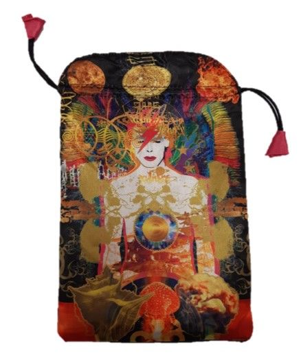 Bolsa Tarot Starman - Seda 23 x 16 cm (Negra) (HAS)   ...