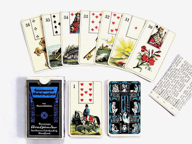 Tarot Coleccion Antique Mlle Lenormand Fortune Telling Cards (1920)