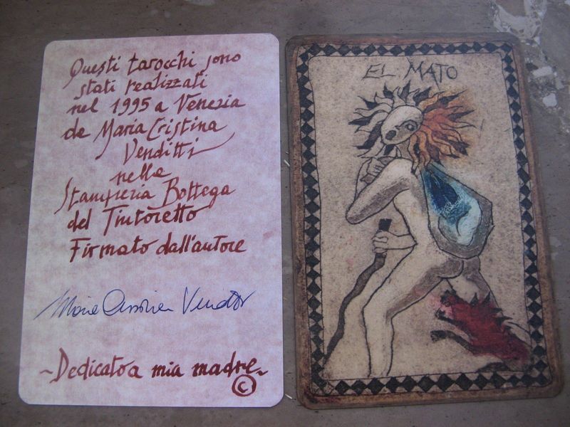Tarot Coleccion Tarocchi Veneziani - M. C. Venditti  2ÃÂª Edicion (2013) (IT) (Firmado)