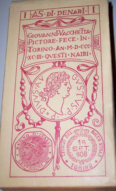 Tarot coleccion Naibi Vacchetta 1863-1940 - 1980 -Edizioni Del Solleone